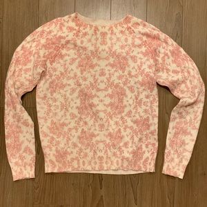 WILDFOX White Label Pink Rose Sweater